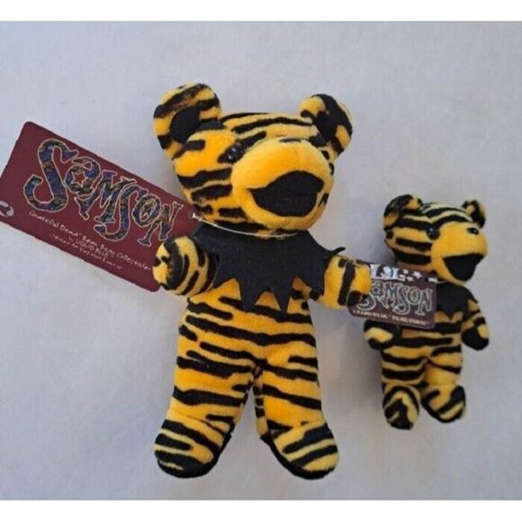 Samson Bear Grateful Dead Plush Doll Lil Samson Collectible Novelty Beanie Gift - Picture 2 of 5